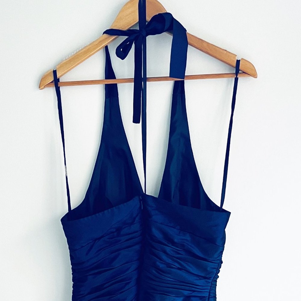 2/$30 Jones New York Satin Halter Mini Dress 10 - Picture 5 of 5